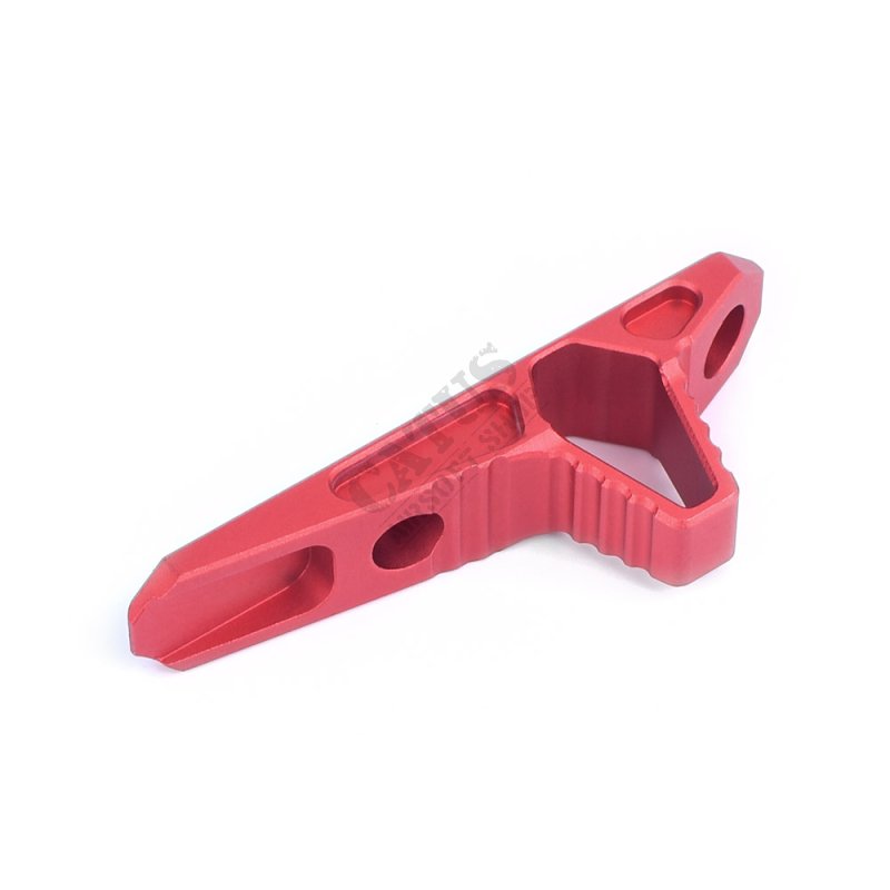 Airsoft tactical handle Angled Hand-Stop Keymod/M-Lok Metal Red 