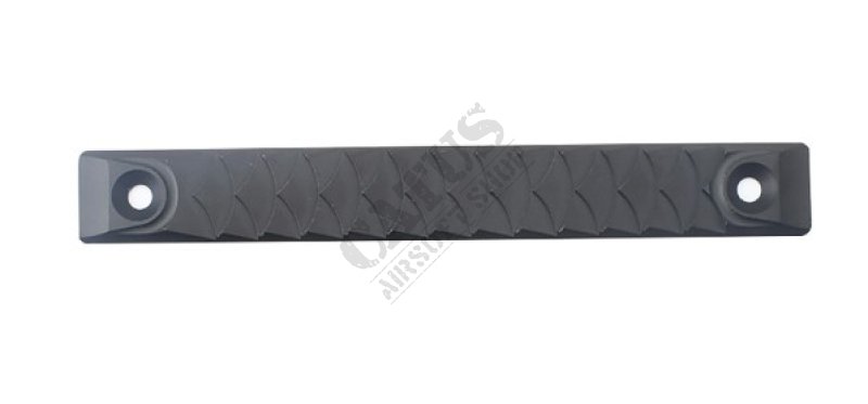 Airsoft cap for Keymod/M-lok rail RS CNC long Metal Black Type DR 