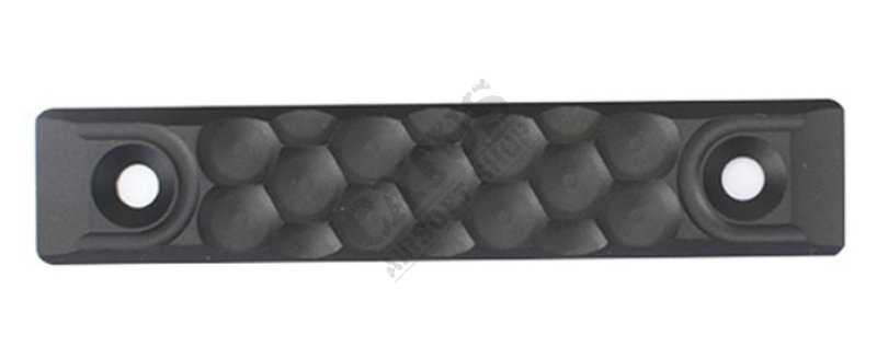 Airsoft pokrovček za Keymod/M-lok rail RS CNC kratek kovinski Črna vrsta HC 