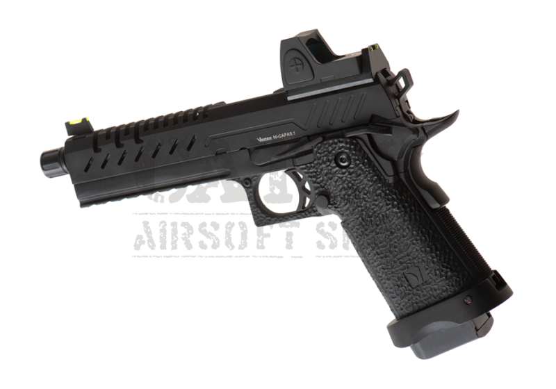 Vorsk airsoft pistol GBB Hi-Capa 5.1 + BDS Green Gas Black 