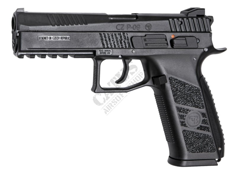 ASG airsoft pistol GBB CZ P-09 Green Gas Black 