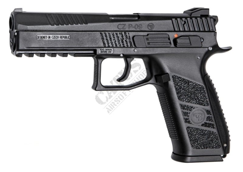 ASG airsoft pistol GBB CZ P-09 Metal Version Green Gas Black 