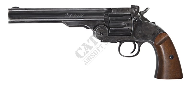 ASG airsoft pistol NBB Revolver Schofield 6" CO2 Black 