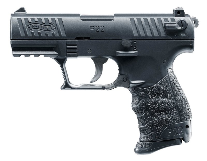 Airsoft manual pistol Walther P22Q metal slide Umarex Black 