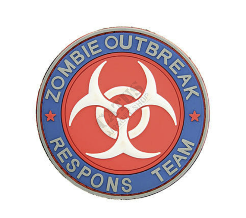 ZOMBIE OUTBREAK Emerson patch Red 