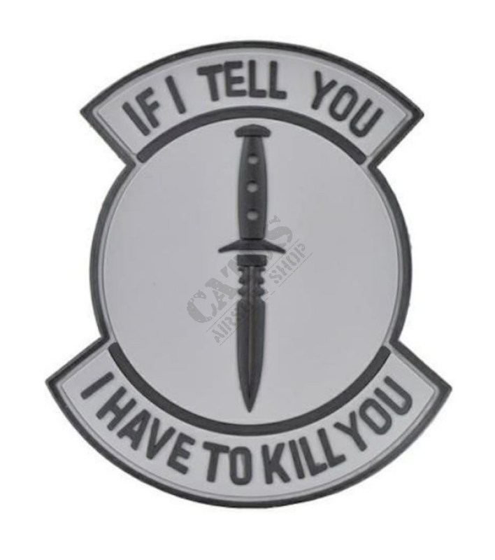 Patch "IF I TELL YOU" Emerson Silver 