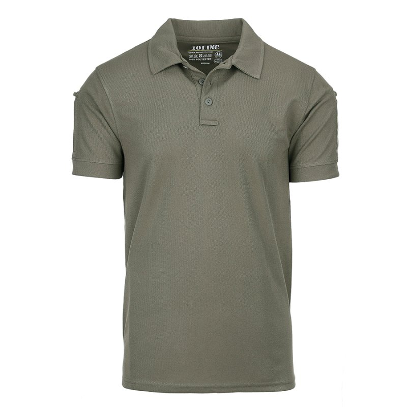 T-shirt Tactical polo Quick Dry 101 INC Oliva S