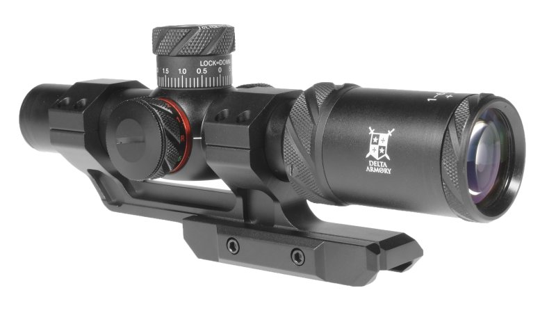 Riflescope LPVO 1-6X24IR with backlight - compact Delta Armory black