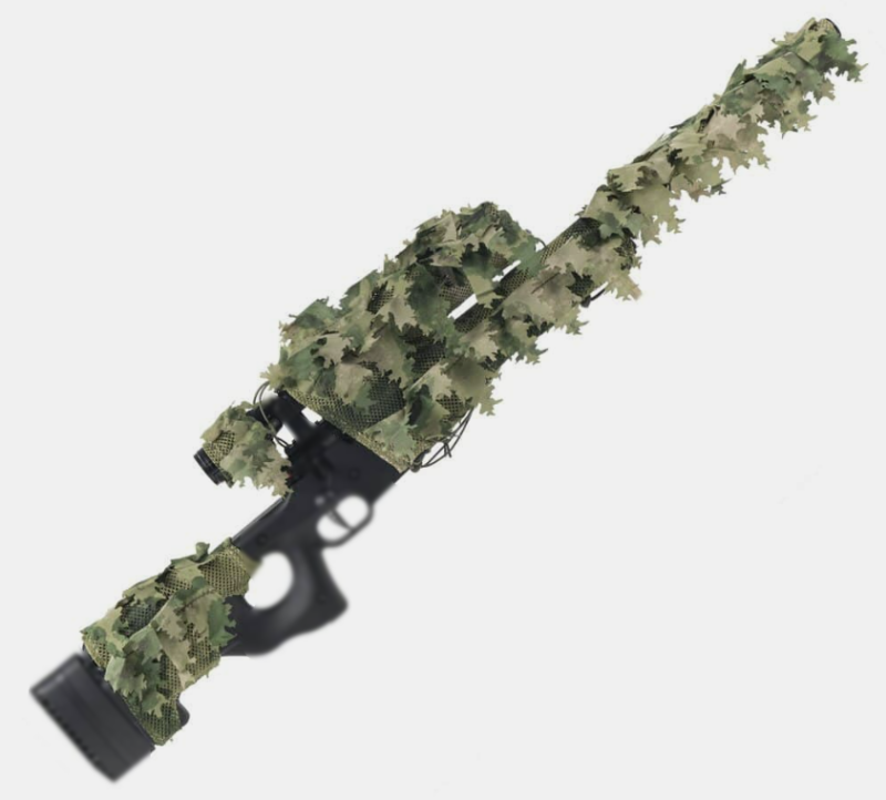 Camouflage cover for long gun SSG96 3D Leaf cover Novritch Everglade 