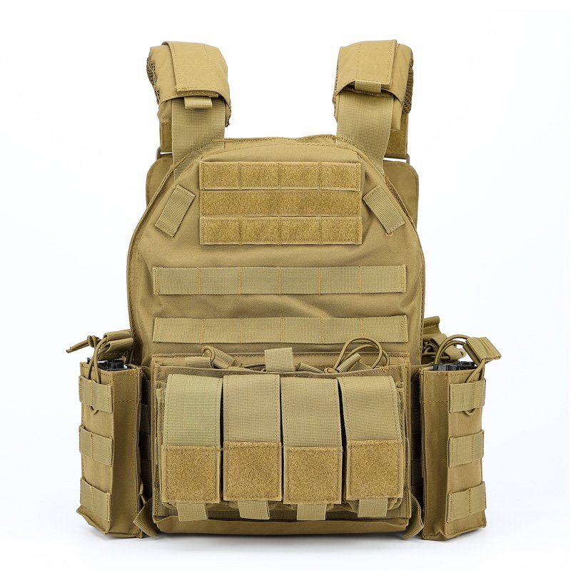 Heavy Duty Tactical Vest Delta Armory Tan 