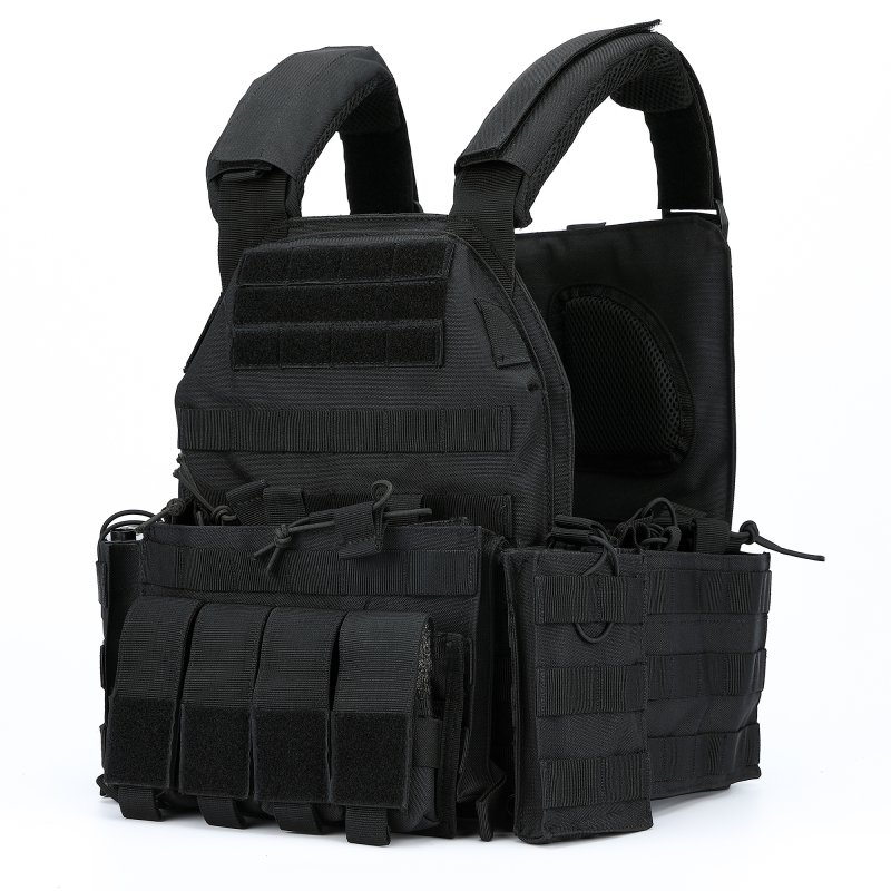 Heavy Duty Tactical Vest Delta Armory Black 